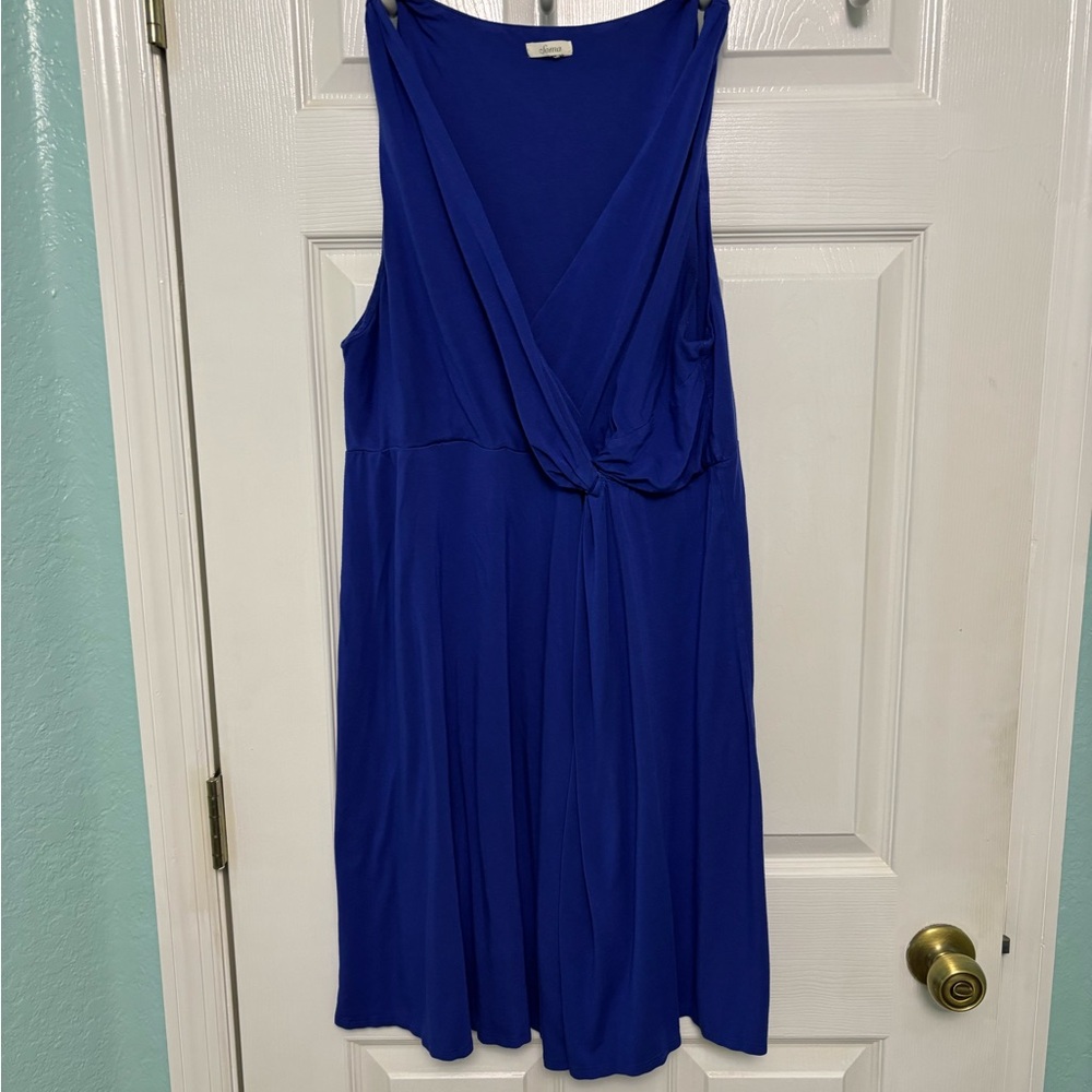 Soma Blue Sleeveless Dress XL